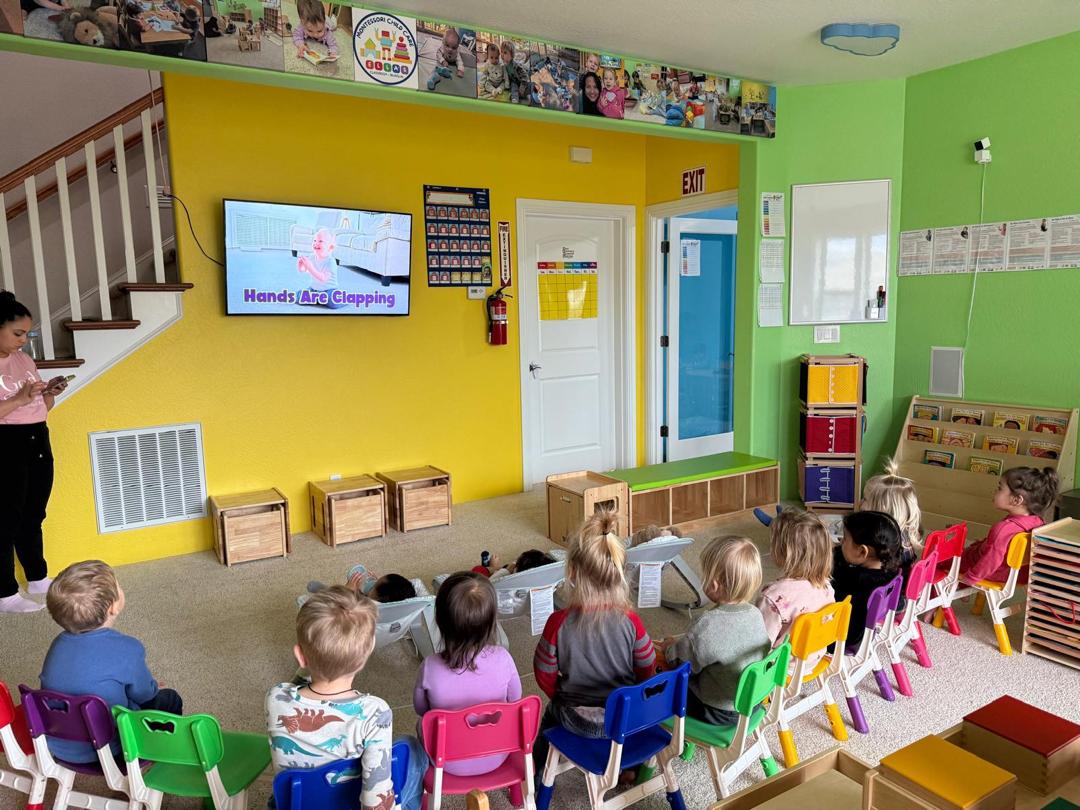Children learning at ABC Montessori